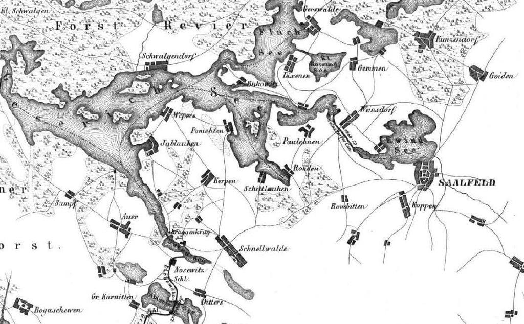 mapy Schmida były to lata 1849-1850.