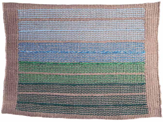 ROBERT WIECZOREK Lniane pole 31 x 42 cm, technika: ryps i oplot, 2016 Urodził się w 1969 r. we Wrocławiu.