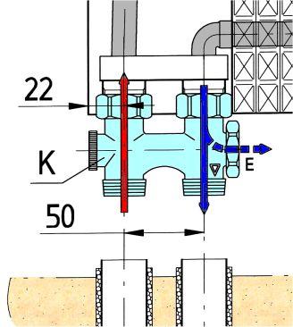 HERZ-TS-98-V, zawór termostatyczny figura kątowa specjalna 1/2 Podczas montażu głowicy termostatycznej z gwintem przyłączeniowym M28x1,5 należy: odkręcić pomarańczowy kołpak zewnętrzny.