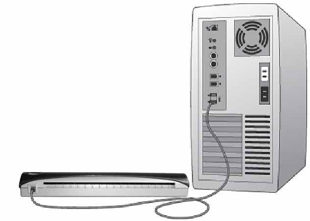 Obsługa w systemie Windows INSTALOWANIE SPRZĘTU 1 Nie należy podłączać skanera do komputera, dopóki oprogramowanie instalacyjne sterownika nie wyświetli stosownego komunikatu.