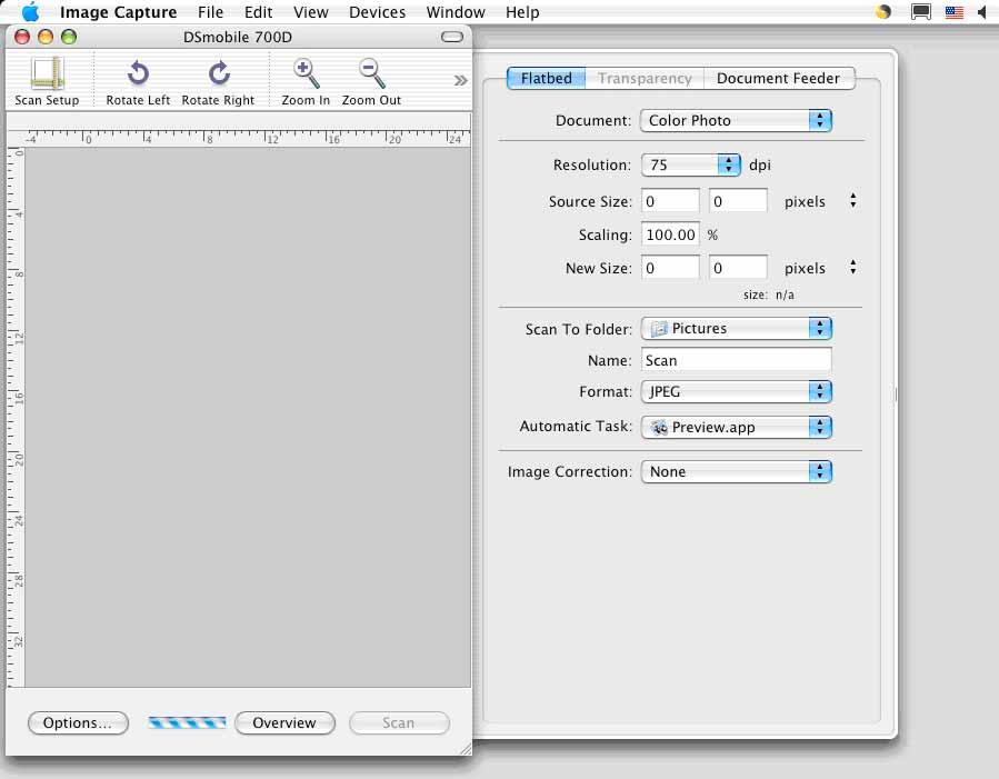 Obsługa w systemie Mac OS X Tiger (Mac OS X v10.