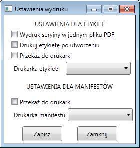 23 Domyślna kwota ubezpieczenia kwota ubezpieczenia wstawiana na tworzone listy przewozowe Ubezpieczenie z wartości dokumentu po zaznaczeniu tej opcji kwota ubezpieczenia będzie ustawiana na wartość