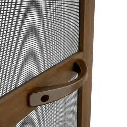 n System moskitiery ramkowej otwieranej stanowi doskonałe zabezpieczenie drzwi balkonowych.