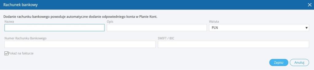 Data wpisz datę rozliczenia podatku. Dokument możesz tutaj dodać numer lub nazwę dokumentu rozliczeniowego. Jeśli zostawisz to pole puste, program sam nada numer dla danej transakcji.