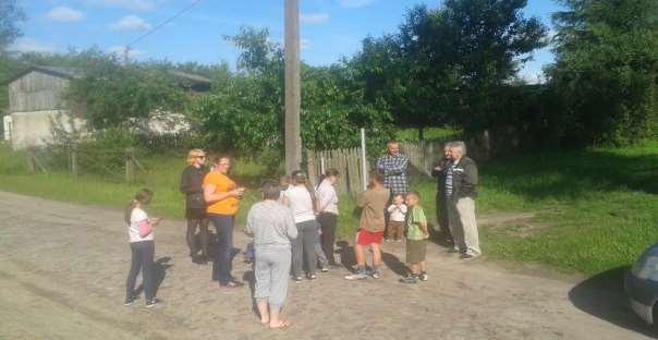 Rysunek 25.Spotkanie z mieszkańcami Rzeczycy Małej Rysunek 26.
