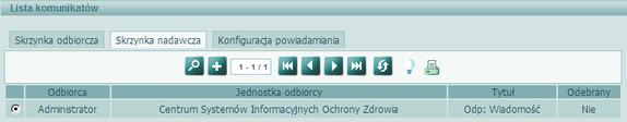 Informacje ogólne Jako odbiorca zostanie automatycznie wprowadzony nadawca wiadomości na którą odpowiadamy.