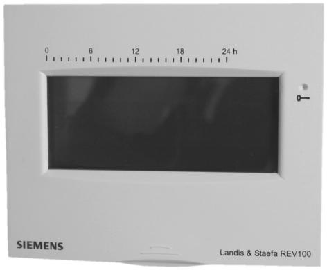 2 211 Pomieszczeniowy regulator temperatury z obsługą poprzez ekran dotykowy (ouch Screen) REV100 Regulator z własnym zasilaniem na baterie Prosta, przejrzysta obsługa funkcji przez ekran dotykowy