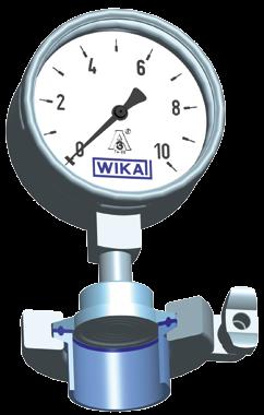 Wersja standardowa Rodzaj przyłącza procesowego Model 990.22: przyłącze Model 990.52: przyłącze wg DIN 32676 Model 990.
