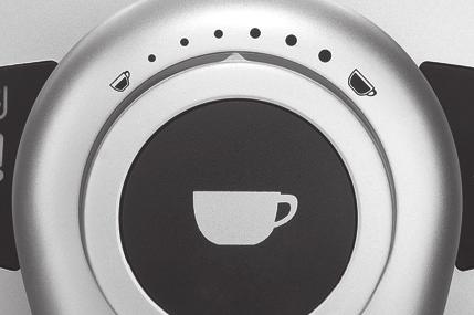 15) Pokrętło do regulacji ilości kawy w filiżance (patrz str.15). Alarmled koffiediklade legen: brandt constant: geeft aan dat de koffiediklade geleegd moet worden; dit moet gebeuren terwijl de machine aanstaat (punten 1 en 2 van pag.