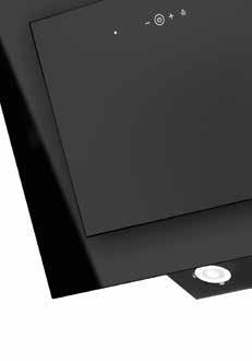 KCH 4360 B Sterowanie dotykowe Wydajność: 545 m 3 /h 4 stopnie pracy wentylatora Aluminiowy filtr tłuszczowy Oświetlenie LED Szczelinowy system zasysania oparów Kolor: Czarne szkło 49,- KCH 4860 B