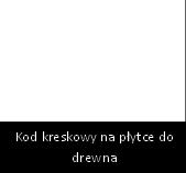 Struktura kodu paskowego umiejscowionego na plakietce do drewna wygląda następująco: RR NN LL 99999, gdzie RR numer rdlp, NN numer nadleśnictwa, LL numer leśnictwa, 99999 numer sztuki/stosu.