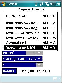 Na wydruku asygnaty numer artykułu drukowany jest w kolumnie Artykuł, natomiast ilość sztuk występuje w kolumnie Masa 1.4.2.