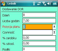 Zakres wartości od 0 do 100. ( zero oznacza brak podziału procentowego zarobków).