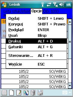 Zakończenie 2.3 Wydruki P rogram Leśnik v.5.