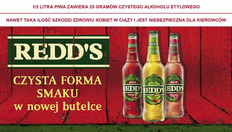 2 2 2 2 3 Piwo Redd s Kompania Piwowarska 0,4 l but b/zw 1 l - 8,73 Piwo