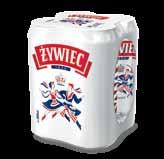 1 l - 4,38 / przy zakupie 4 pusz Piwo Halne Mocne 1 l Piwo Warka Radler
