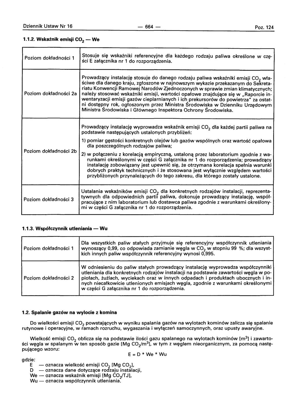 Dziennik Ustaw Nr 16-664- Poz. 124