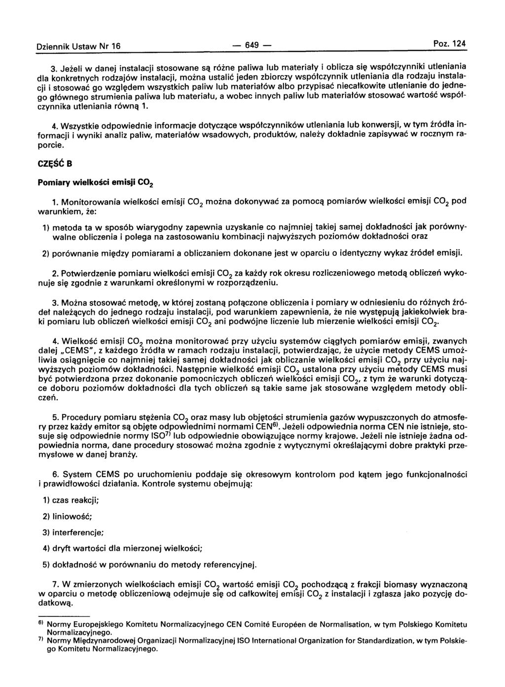 Dziennik Ustaw Nr 16-649- Poz. 124 3.