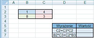 Wskazówka Poniższe ćwiczenia wykonaj w arkuszu kalkulacyjnym wskazanym przez nauczyciela. Rysunek 9.1.