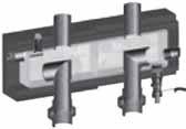 System zabudowy kotłowni do 100 kw Wartowniki typ V i Rozdzielacze 2 4 Rozdzielacz do montażu ściennego (rozstaw osi 200 mm) Moduł rozdzielacza; 2 lub 3 pary przyłączy na górze (1 ½" nakrętka płasko