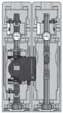 System zabudowy kotłowni do 2300 kw Grupy pompowe typ FL-UK DN 40-65 Armatura 920/1000 (DN 65) 7 ca.