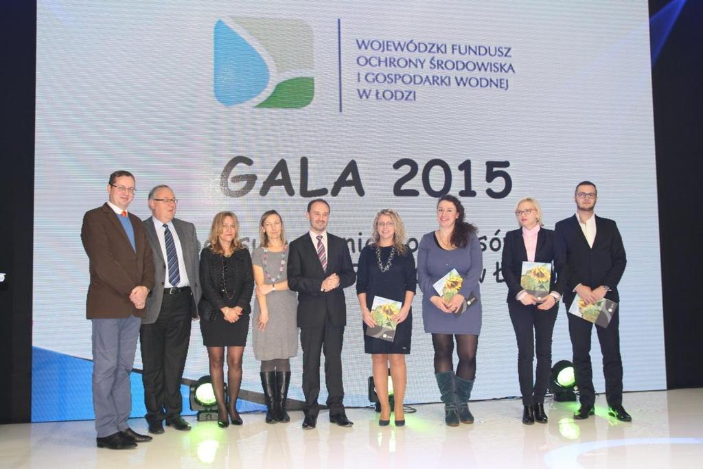 Fot. nr 10 Gala podsumowująca Konkursy ogłaszane przez WFOŚiGW w Łodzi w 2015 r.
