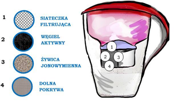 Wpływ dzbanków filtracyjnych na poprawę jakości wody do spożycia z wynikami badań oraz zbadanie czasu, po którym wkłady przestają spełniać swoje funkcje.