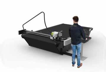 Produkcja opakowań Ten model plotera Kongsberg X dostosowany jest do produkcji opakowań i matryc fleksograficznych.
