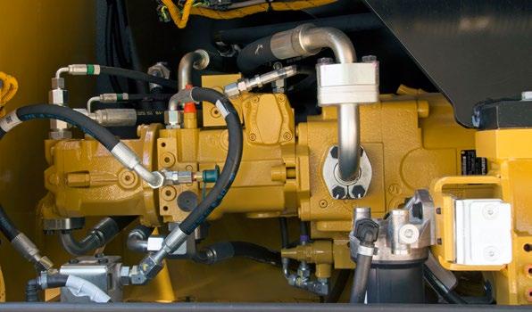 Hydraulika Szybkość, precyzja, wszechstronność Jeśli chcesz szybko przemieszczać materiał, potrzebujesz wydajnego układu hydraulicznego takiego jak w modelach z serii F.