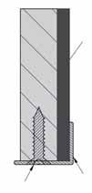 nabiciem rączek. 12 4 3,5 Wkręt ST 3 x 20 mm Kątownik przykręcamy wkrętami ST 3 x 20 mm. Ø9 - gł.