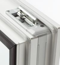 W przeciwieństwie do systemów z czopami blokującymi, które muszą być regularnie justowane, blokada I-tec nie wymaga odbojnika w ramach.