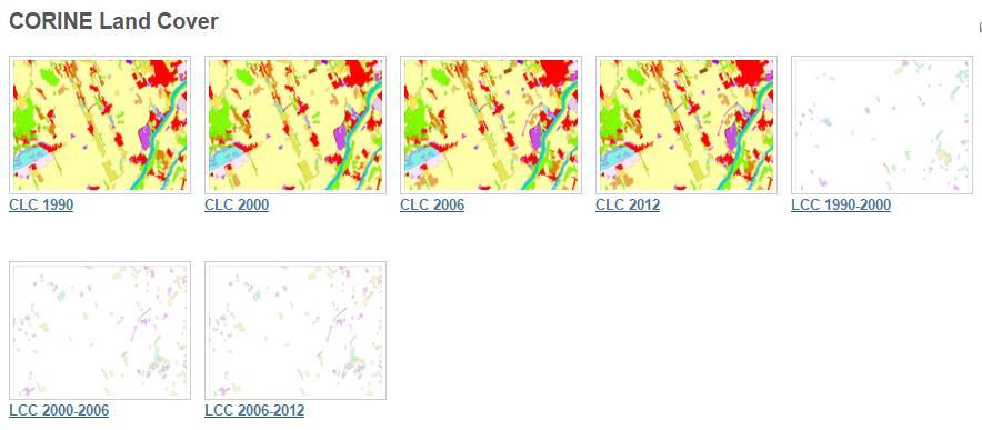 Corine Land Cover (CLC) Corine Land Cover jest jednym z działów tematycznych programu CORINE (Coordination of Information on the Environment) nadzorowanego przez Europejską Agencję Środowiska (EEA).