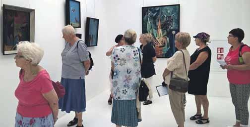 Nr 12(32) 22 sierpnia 2017 13 Grupa Saloniku Artystycznego, która na regularnych spotkaniach wysłuchuje prelekcji oraz uczestniczy w dyskusjach o sztuce, czasem wybiera się w teren, aby obcować z nią