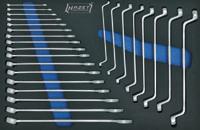 24 26 27 28 30 32 34 mm 1 grzechotka 3, 1 uchwyt typu T 3, 2 przedłużki 3 8 123 i 248 mm, 1 przegub uniwersalny 3 8 163-29/56 EAN-No.