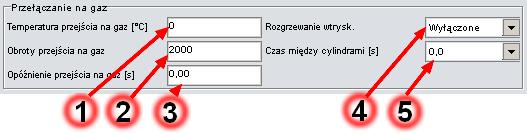 3. Rodzaj szkiełka rezerwy Do wyboru są następujące typy sensorów rezerwy: - czujnik 90 OHm - czujnik 20 kohm - czujnik do CNG (manometr) 4.