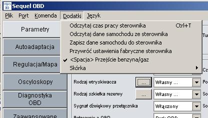 Wybranie tej opcji powoduje wyczyszcznie błędów w sterowniku gazowym, które powstały w trakcie działania sterownika. Dodatki 1. Odczyt czasu pracy sterownika. 2.