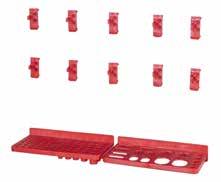 5901238215776 1728 18 Fixing wall 350 accessories B 12 Akcesoria płyty warsztatowej 350 B12 Shelf for drilling bits and sockets x 1