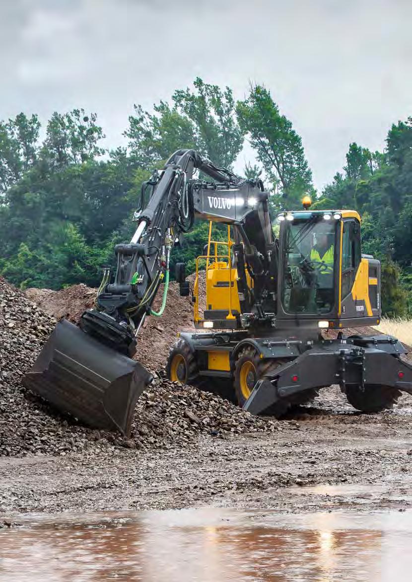 Dopasowany osprzęt Trwały osprzęt Volvo został zaprojektowany tak, aby