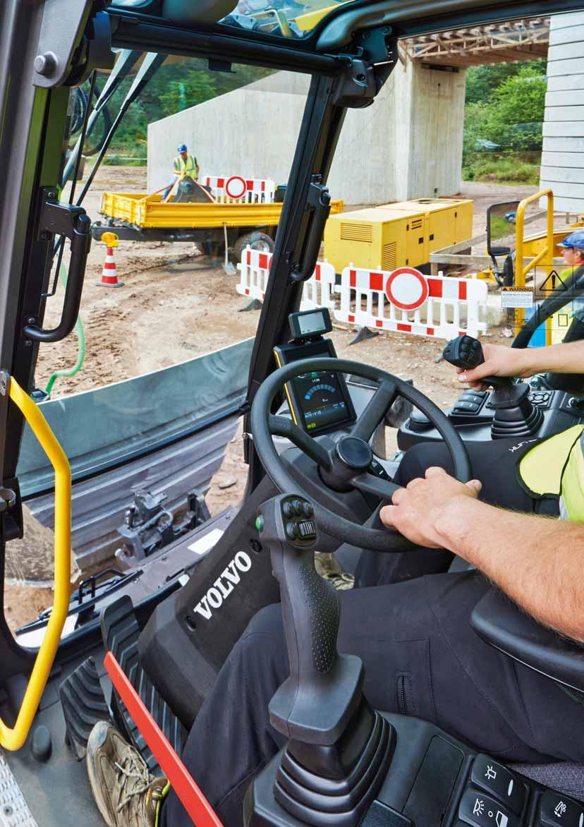 Kabina Zajmująca czołową pozycję w branży kabina Volvo zapewnia skonałą