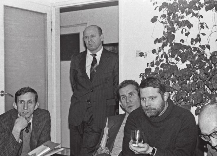 VI Spotkanie Ogólnopolskie Rady Sygnatariuszy ROPCiO w mieszkaniu Kazimierza Janusza w Warszawie, styczeń 1980 r.