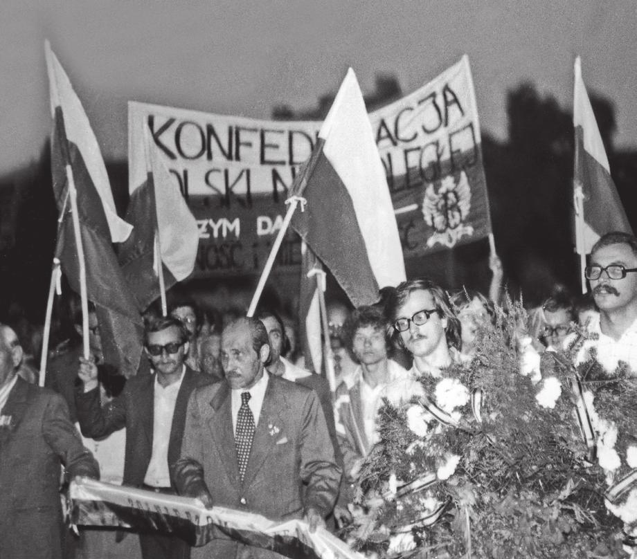 18 Manifestacja patriotyczna z okazji 40. rocznicy wybuchu II wojny światowej, Warszawa, ul.