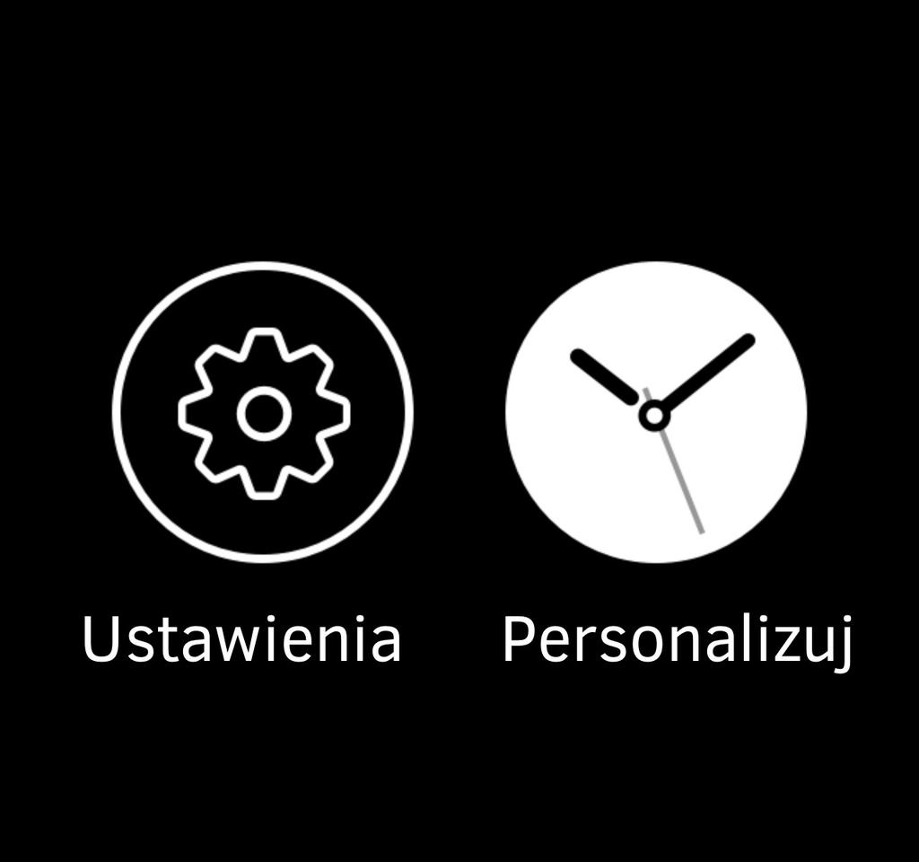 2. Przesuń palcem w górę i w dół, aby przewijać podglądy widoku zegarka, następnie