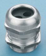 Hardening temperature: -40 C n Perbunan O ring n Clamping bush in polyamide n : protection in accordance with NF EN 60529 n ISO metric thread NF EN 60423 and NF EN 50262-20 C ISO 25 32 40 40 50 50