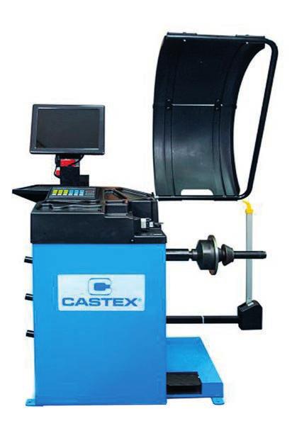 Wyważarki / Wheel Balancers Automatyczna wyważarka CASB-825 Automatic wheel balancer CASB-825 Cechy wyważarki Przeznaczona do aut osobowych, dostawczych, i motocykli Automatyczny pomiar odległości i