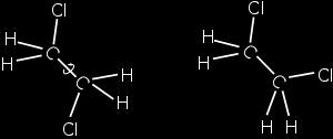 Konformery 1,2-dichloroetanu Konformery metylocykloheksanu Izomery konfiguracyjne (stereoizomery) różnią się rozmieszczeniem atomów w przestrzeni i w przeciwieństwie do izomerów konformacyjnych nie