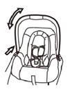 Make sure that the belt hasn t twisted during the installation and it is properly tightened. EN To remove the baby seat from the car, please follow the above steps in reverse order. 5.