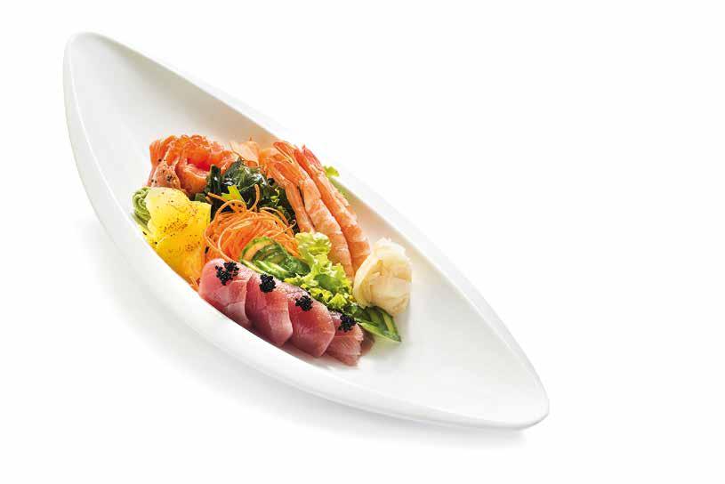 SASHIMI sumo (duże sashimi) 79,00 5 ryb po 5 kawałków podane z glonami i warzywami samuraj (średnie sashimi) 57,00 3 ryby po 5 kawałków podane z glonami i warzywami hamachi