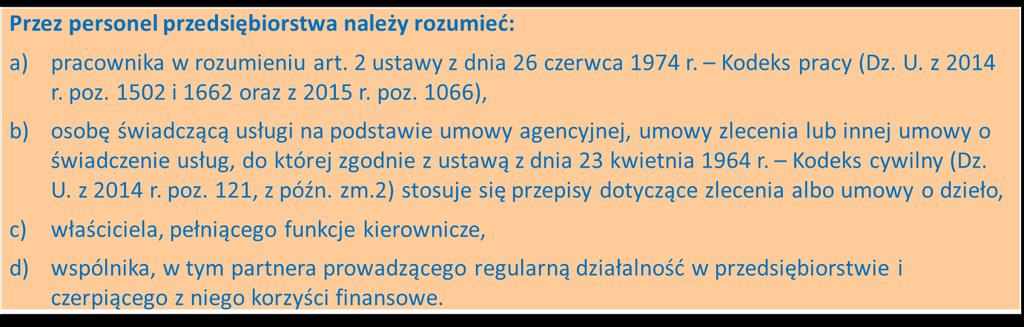 Kto może brać udział usługach? Kadra zarządzająca i pracownicy.