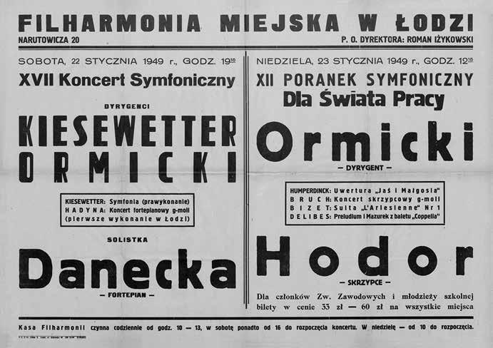 1/2016 W tej sytuacji Orkiestra, aby jej dorobek nie zginął, została po 20 latach działalności oficjalnie zarejestrowana formalnie jako Łódzka Orkiestra Filharmoniczna-Stowarzyszenie.