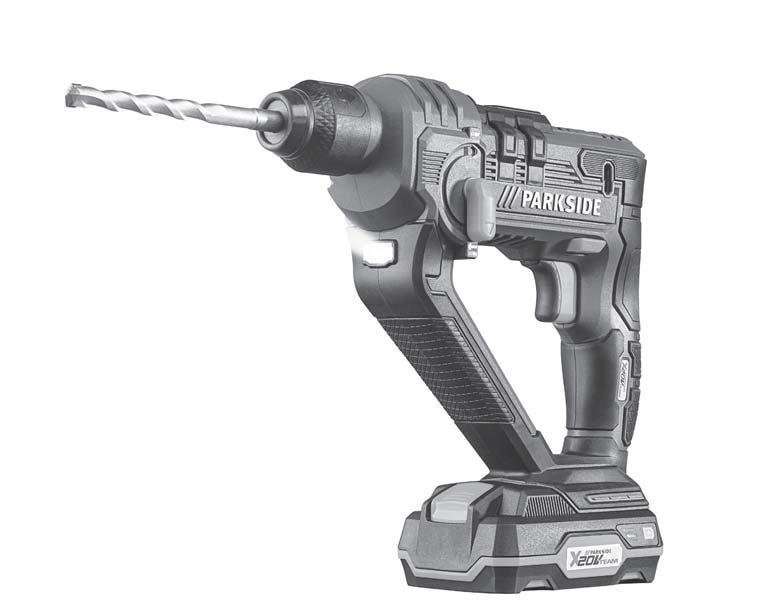 CORDLESS HAMMER DRILL AKUMULATOROWA WIERTARKA UDAROWA Tłumaczenie oryginalnej instrukcji obsługi